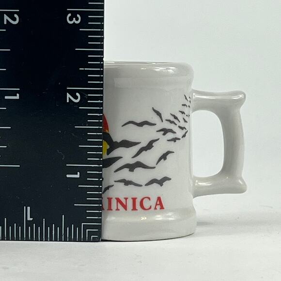 Dominica Caribbean Islands Miniature Novelty Mug Travel Souvenir Vintage Mini - Picture 8 of 10